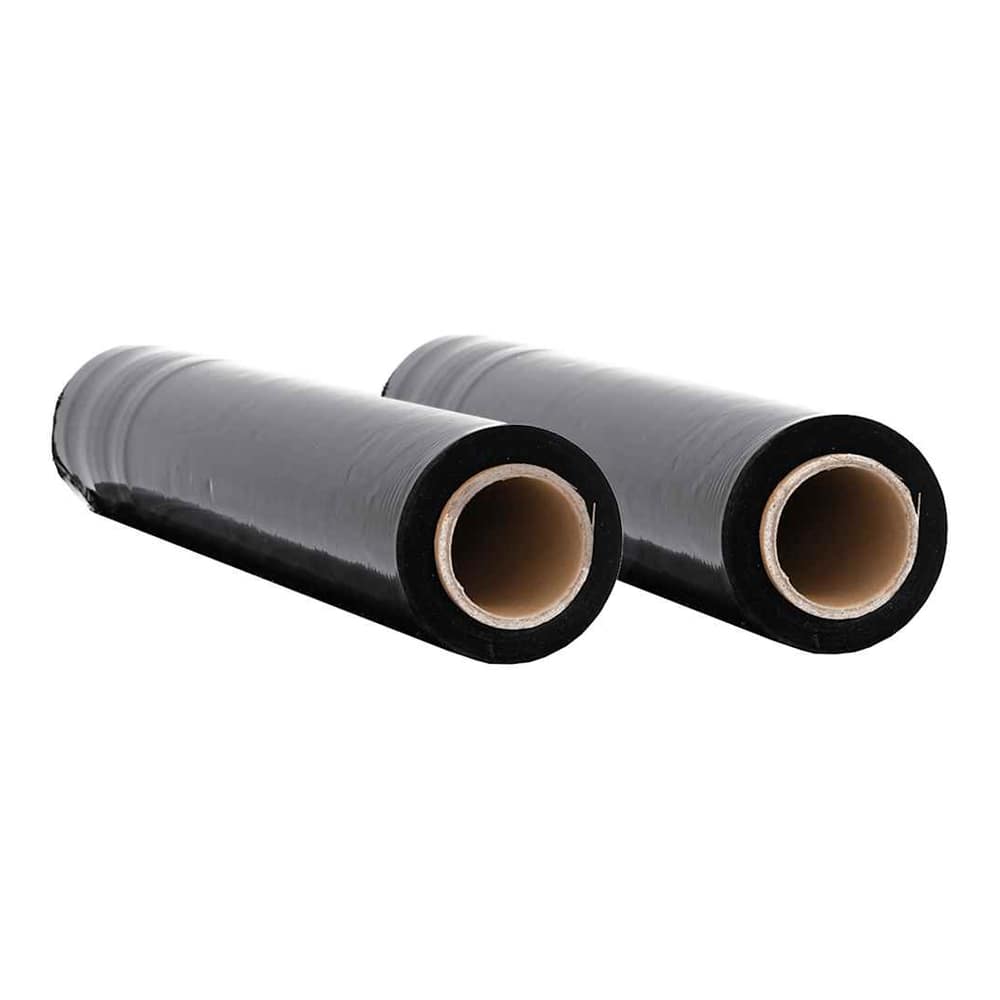 vidaXL Stretch Film 6 pcs Black 17 μm 50 cm x 300 m 2