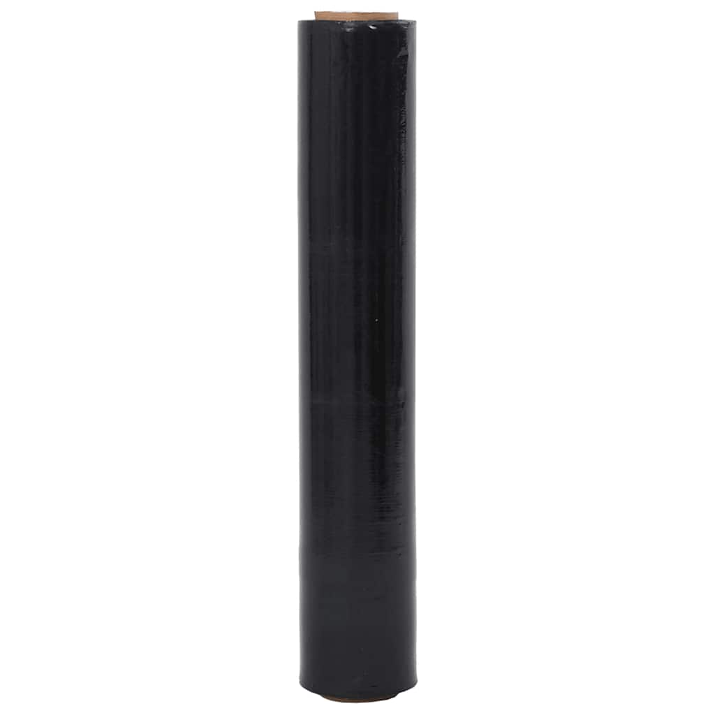 vidaXL Stretch Film 6 pcs Black 30 μm 50 cm x 300 m 4