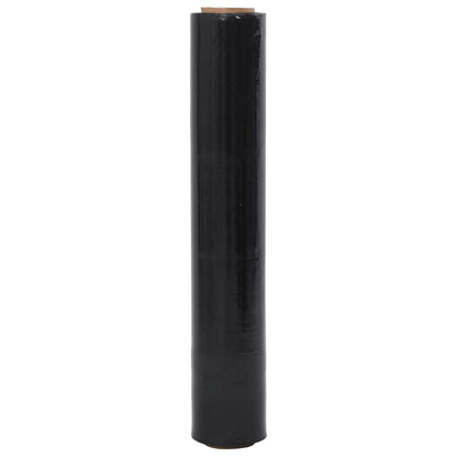 vidaXL Stretch Film 6 pcs Black 30 μm 50 cm x 300 m 4