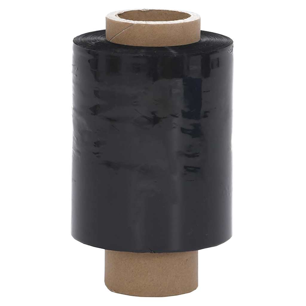 vidaXL Stretch Films 50 pcs Black 23 µm 10 cm x 150 m 5