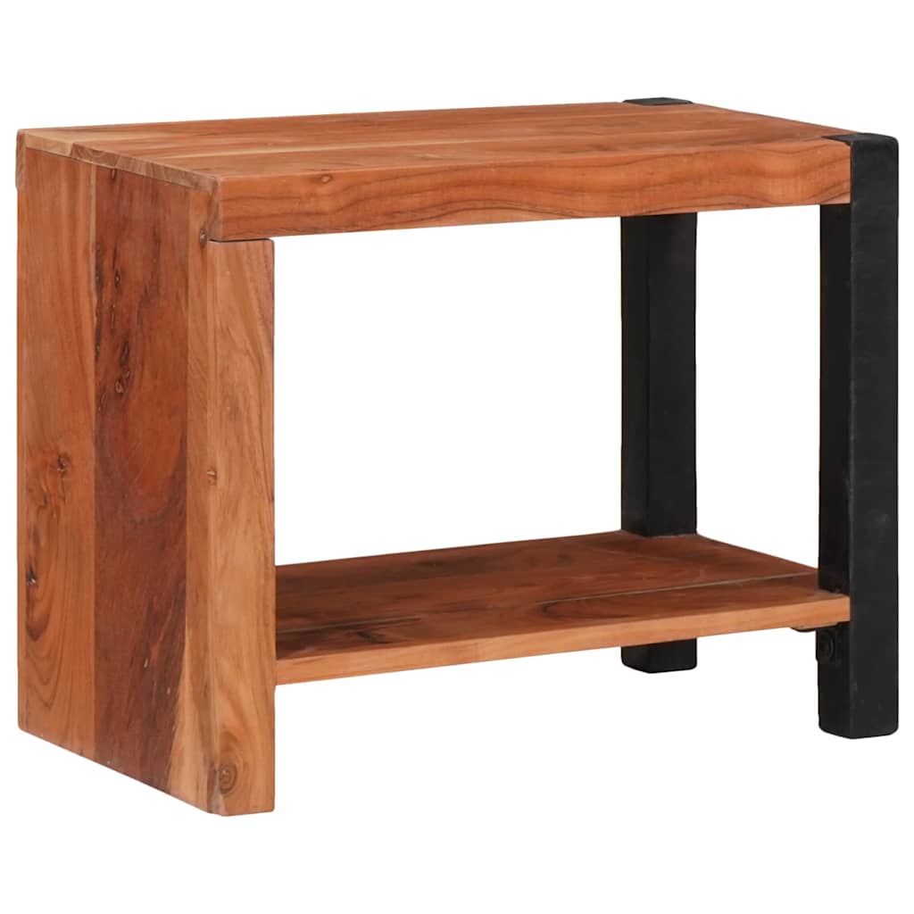 Bookshelf Brown Solid Acacia Wood 50 x 30 x 40 cm