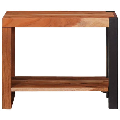 vidaXL Bookshelf Brown 50 x 30 x 40 cm Solid Acacia Wood 4