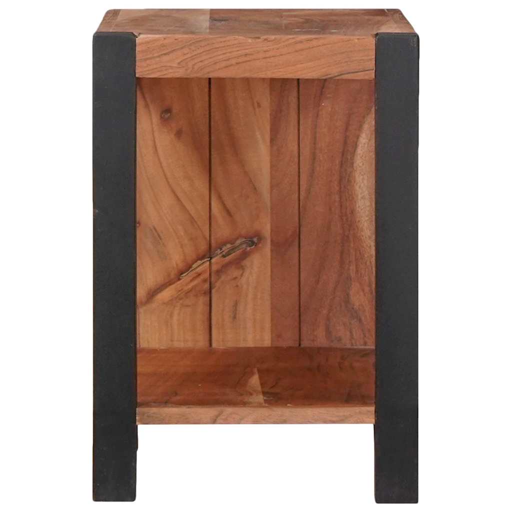 vidaXL Bookshelf Brown 50 x 30 x 40 cm Solid Acacia Wood 5