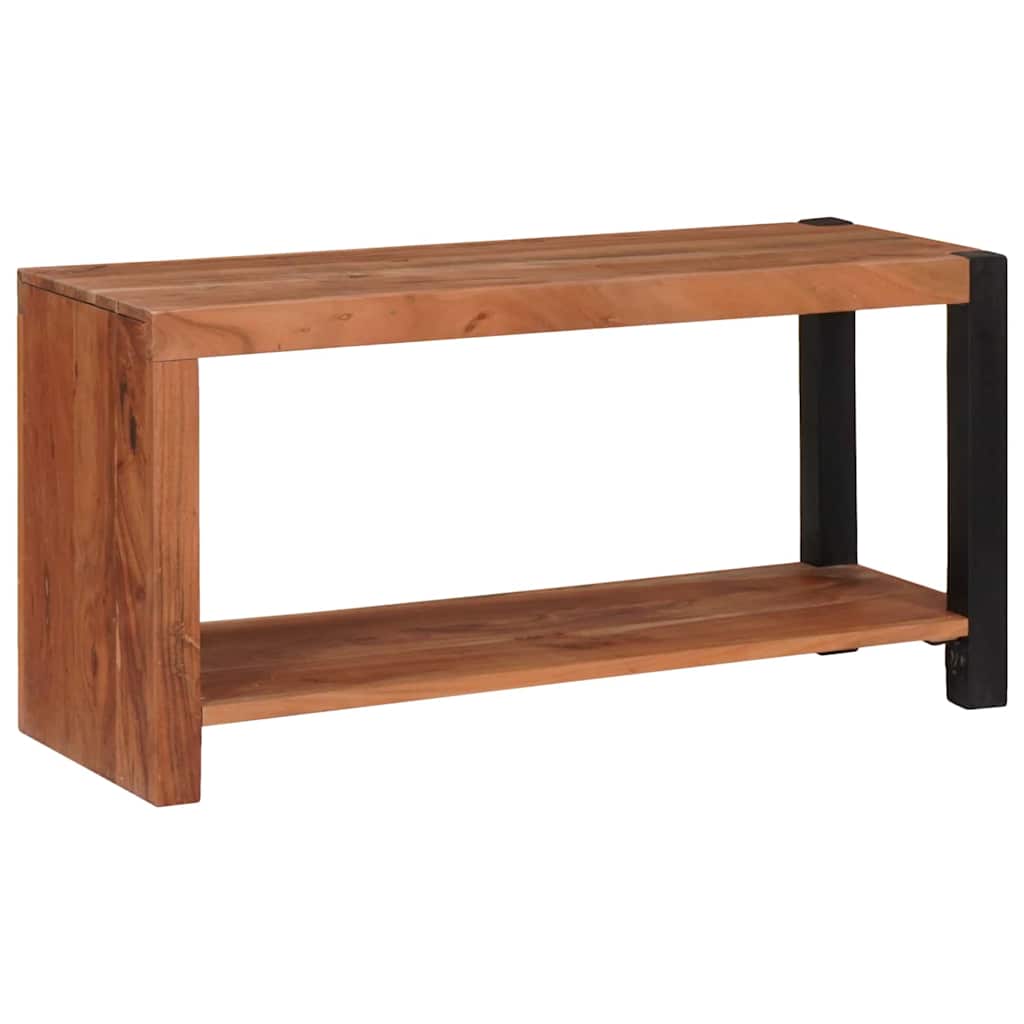 Bookshelf Brown Solid Acacia Wood 80 x 30 x 40 cm