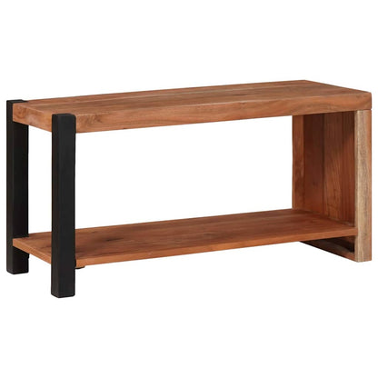 vidaXL Bookshelf Brown 80 x 30 x 40 cm Solid Acacia Wood 6