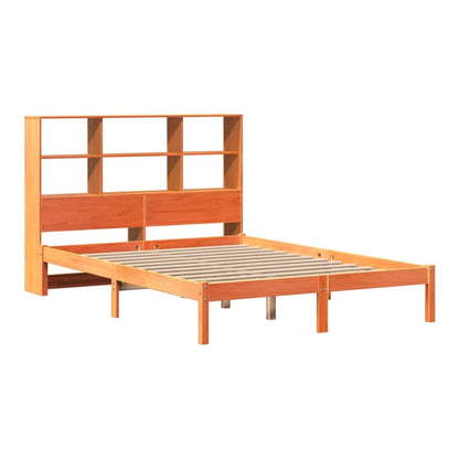 Bookcase Bed without Mattress Wax brown 150 cm 200 cm
