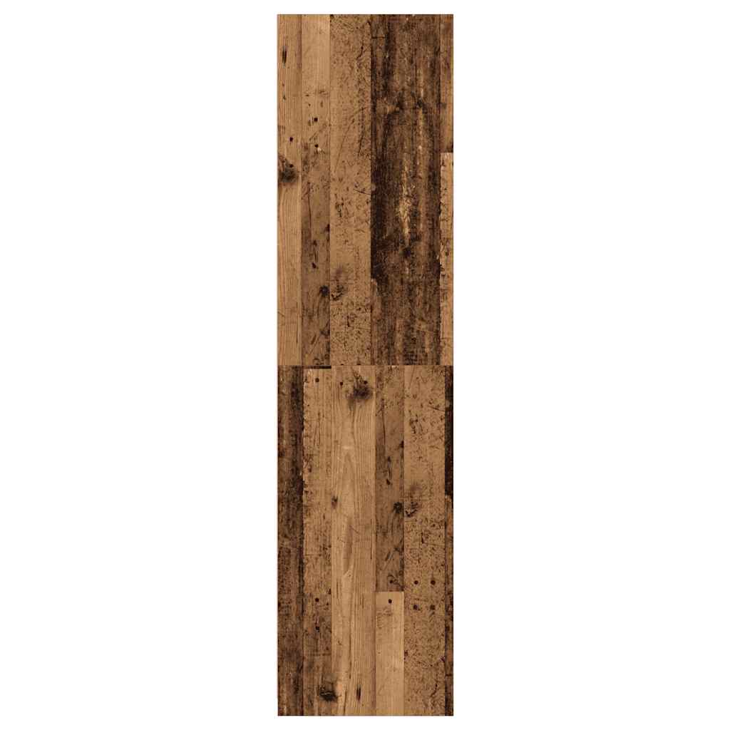 vidaXL Wardrobe Old Wood 100x50x200 cm Engineered Wood 5