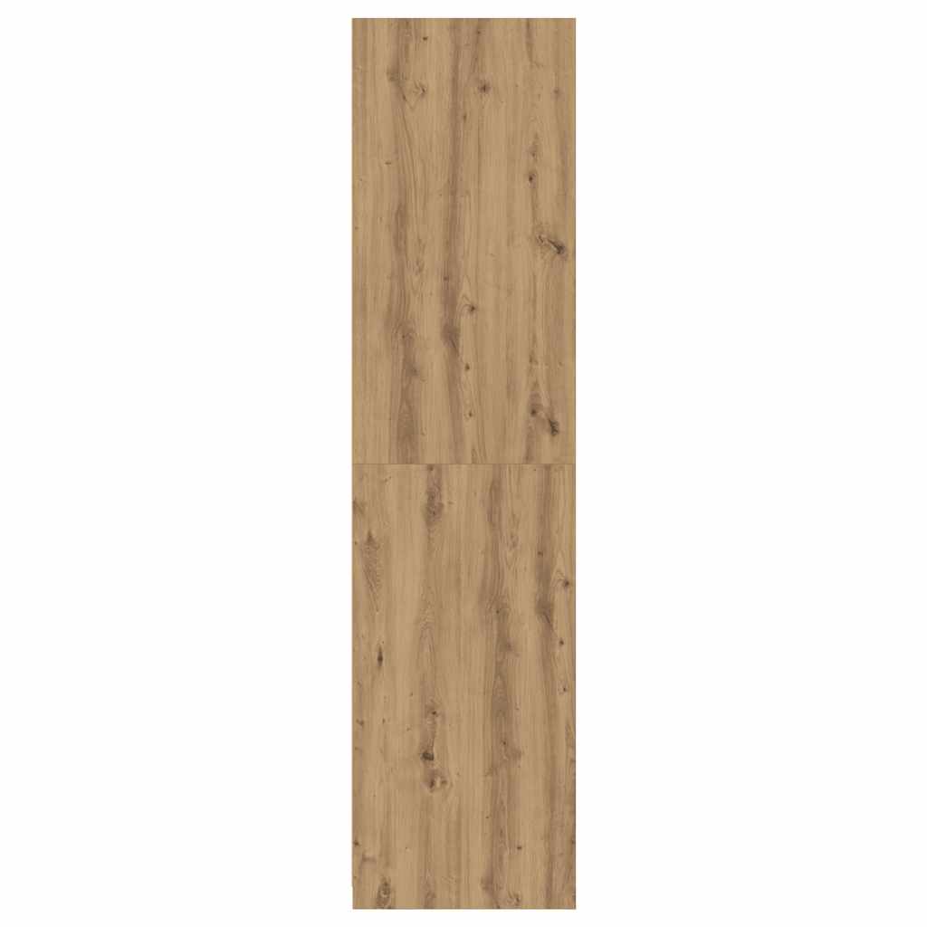vidaXL Wardrobe Artisan Oak 100x50x200 cm Engineered Wood 5