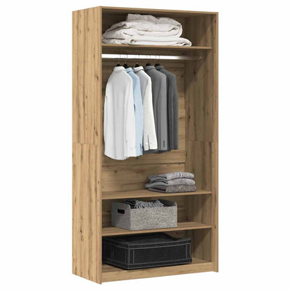 vidaXL Wardrobe Artisan Oak 100x50x200 cm Engineered Wood 1
