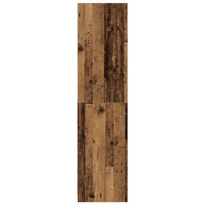 vidaXL Wardrobe Old Wood 50x50x200 cm Engineered Wood 5