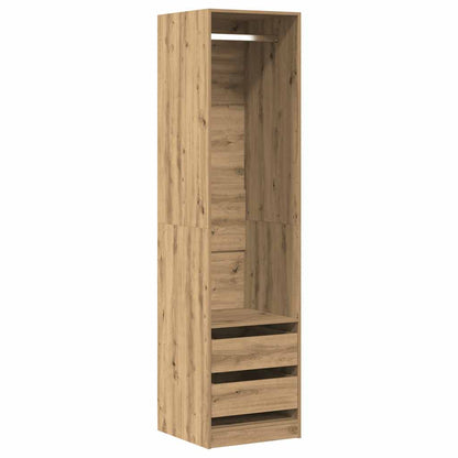 vidaXL Wardrobe Artisan Oak 50x50x200 cm Engineered Wood 2