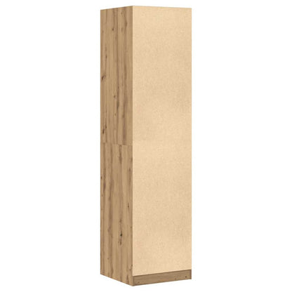 vidaXL Wardrobe Artisan Oak 50x50x200 cm Engineered Wood 6