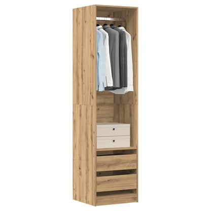 vidaXL Wardrobe Artisan Oak 50x50x200 cm Engineered Wood 1