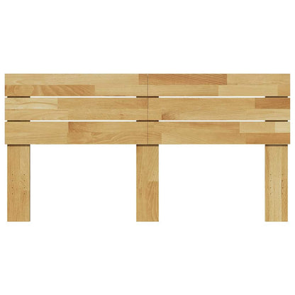 vidaXL Headboard 135 cm Solid Wood Oak 4
