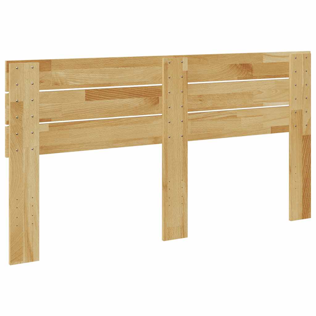 vidaXL Headboard 135 cm Solid Wood Oak 6