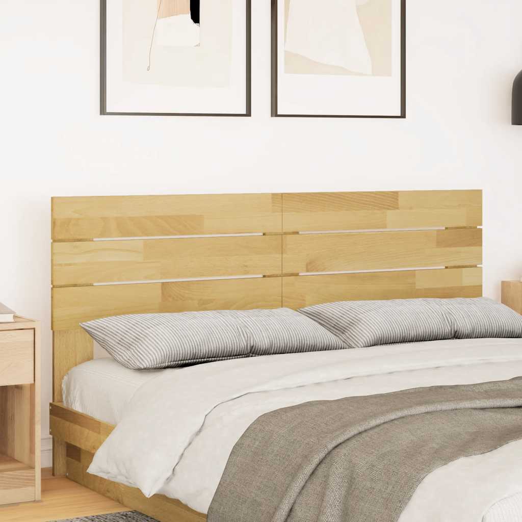vidaXL Headboard 150 cm Solid Wood Oak 3