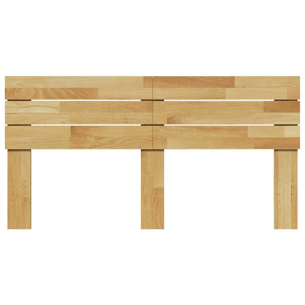 vidaXL Headboard 150 cm Solid Wood Oak 4