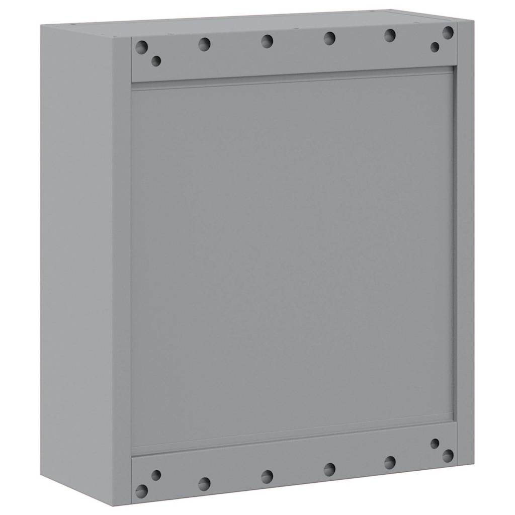 vidaXL Tool Cabinet with Shelf with Lock Red and Grey 50 x 20 x 55 cm 6