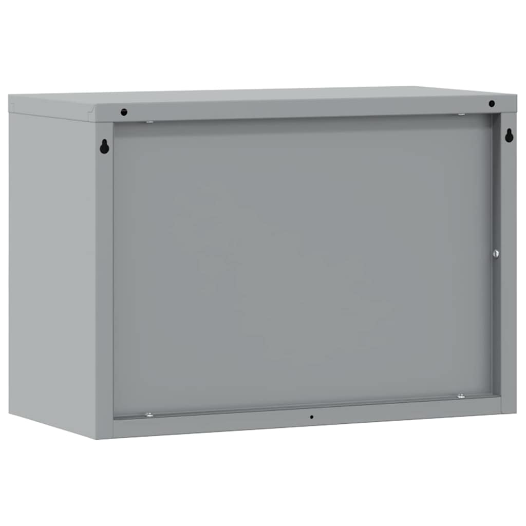 vidaXL Tool Cabinet with Storage Black and Grey 50 x 25 x 35 cm 5