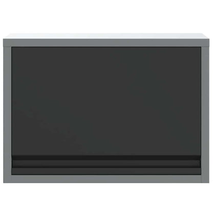 vidaXL Tool Cabinet with Storage Black and Grey 50 x 25 x 35 cm 6
