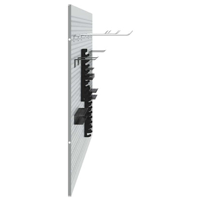 vidaXL Tool Wall Panel 3 pcs Grey 150 x 1 x 60 cm 6