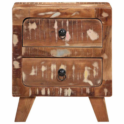 Bedside Cabinet 40x32x46 cm Solid Wood Reclaimed Solid reclaimed wood 1