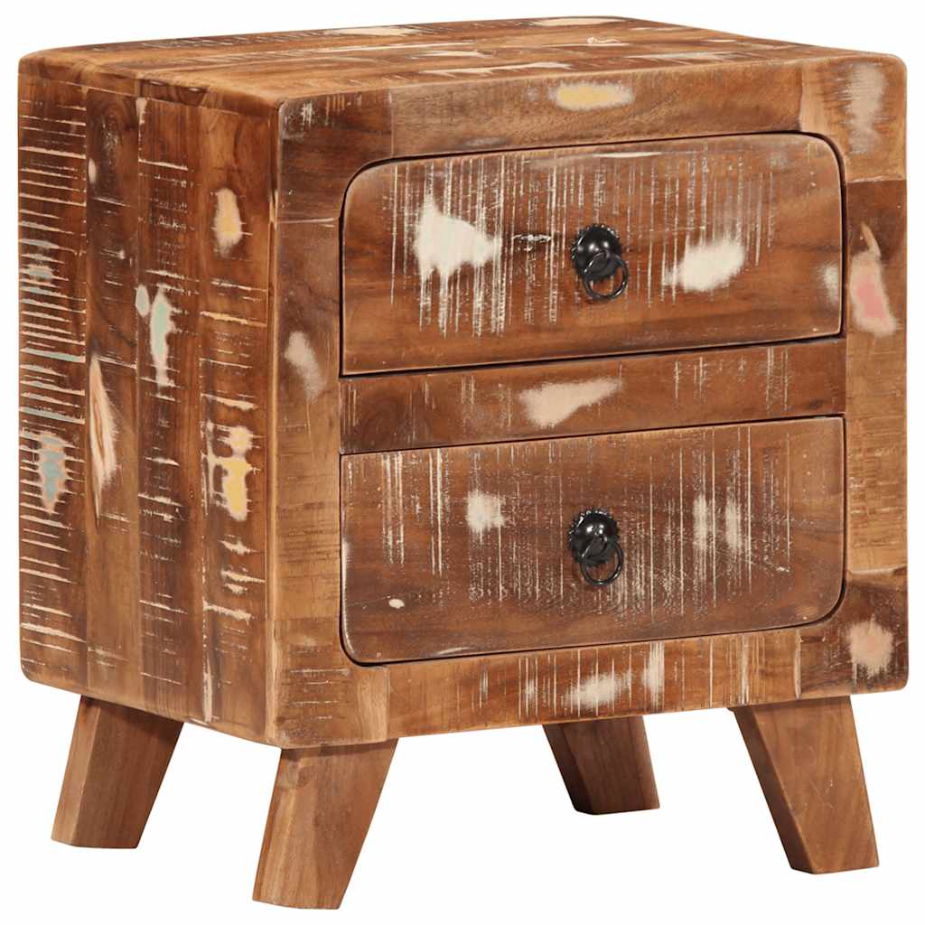 Bedside Cabinet 40x32x46 cm Solid Wood Reclaimed Solid reclaimed wood 1