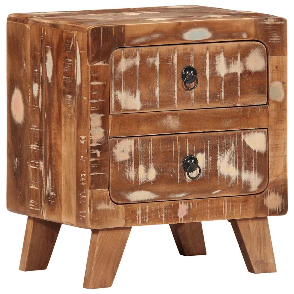 Bedside Cabinet 40x32x46 cm Solid Wood Reclaimed Solid reclaimed wood 1