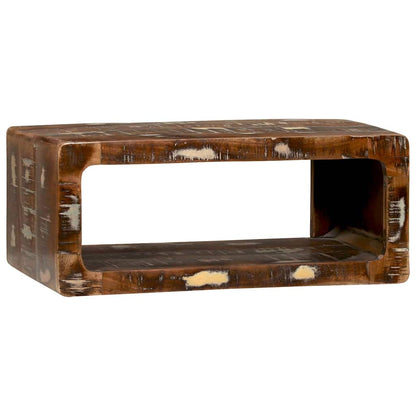 vidaXL TV Cabinet Multicolour 60 x 30 x 25 cm Solid Reclaim wood 1