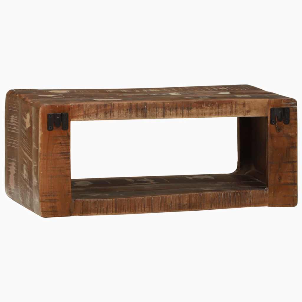 vidaXL TV Cabinet Multicolour 60 x 30 x 25 cm Solid Reclaim wood 5