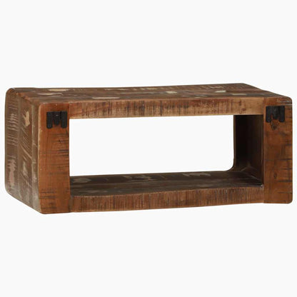 vidaXL TV Cabinet Multicolour 60 x 30 x 25 cm Solid Reclaim wood 5
