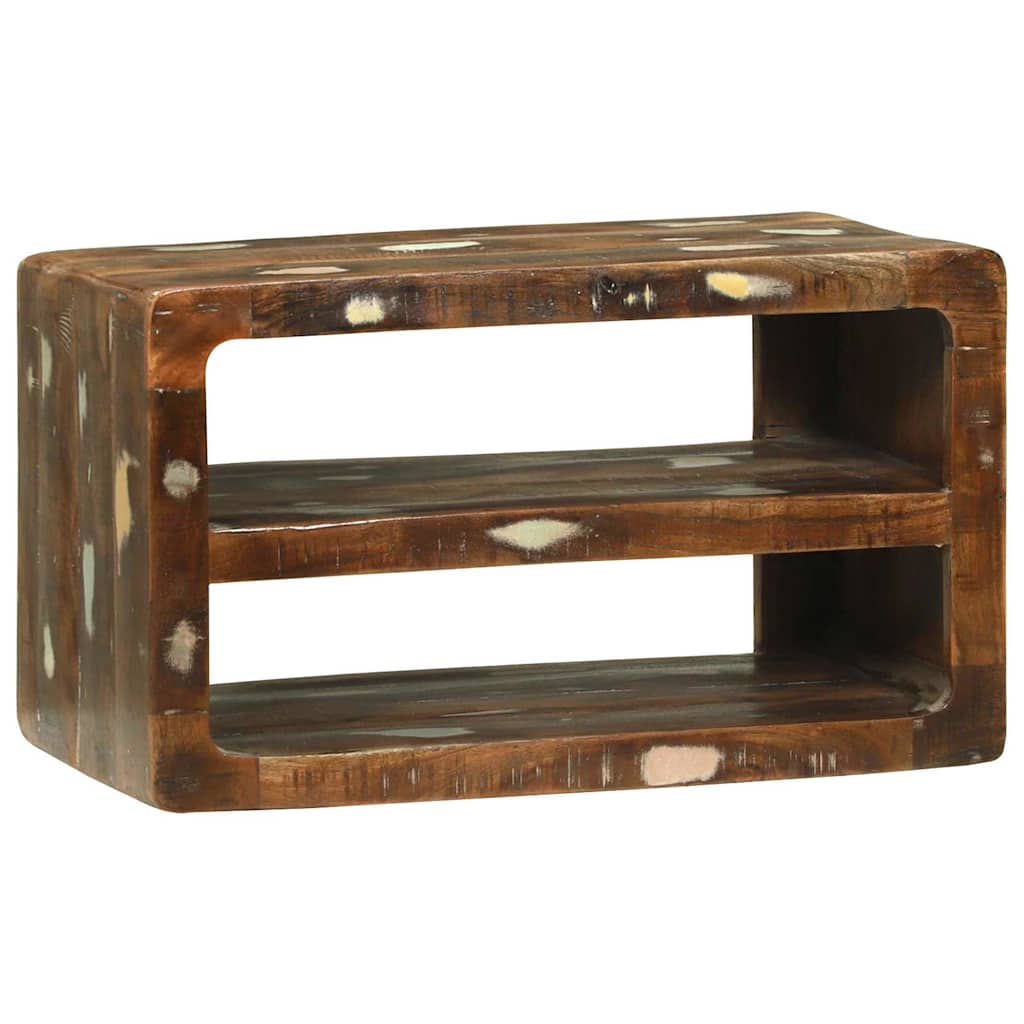 vidaXL TV Cabinet Multicolour 60 x 32 x 36 cm Solid Reclaim wood 1