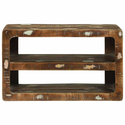 vidaXL TV Cabinet Multicolour 60 x 32 x 36 cm Solid Reclaim wood 3