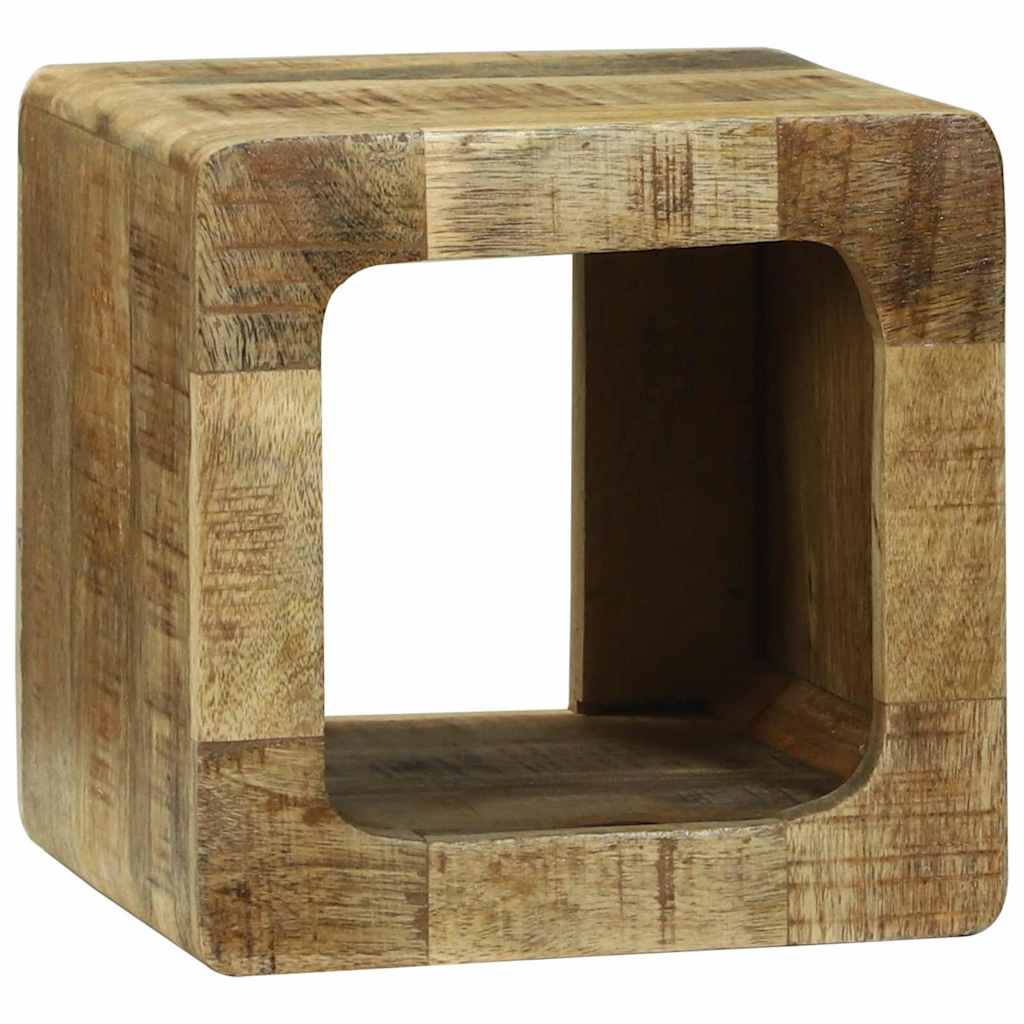 vidaXL TV Units 2 pcs Brown 36 x 30 x 36 cm Solid Mango Wood 4