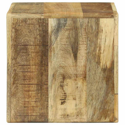 vidaXL TV Units 2 pcs Brown 36 x 30 x 36 cm Solid Mango Wood 6