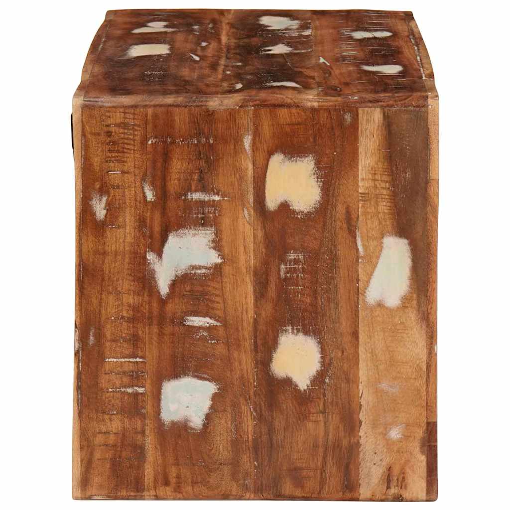 vidaXL Wine Rack with Storage Brown 44 x 30 x 35 cm Solid Reclaim Wood 5