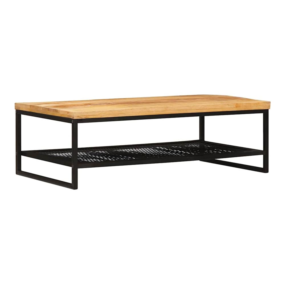 Coffee Table 110x60x35 cm Solid rough mango wood