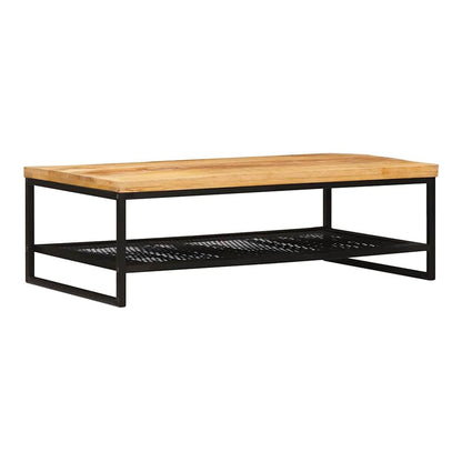 Coffee Table 110x60x35 cm Solid rough mango wood