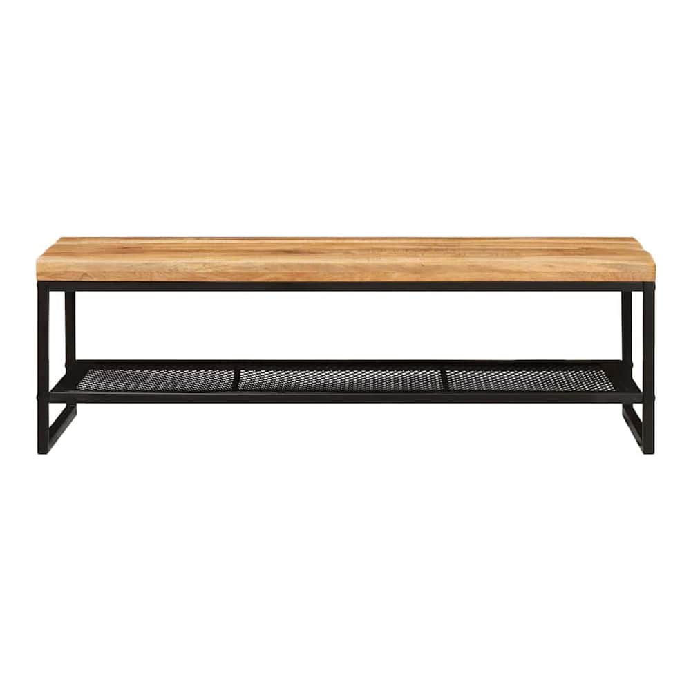Coffee Table 110x60x35 cm Solid rough mango wood