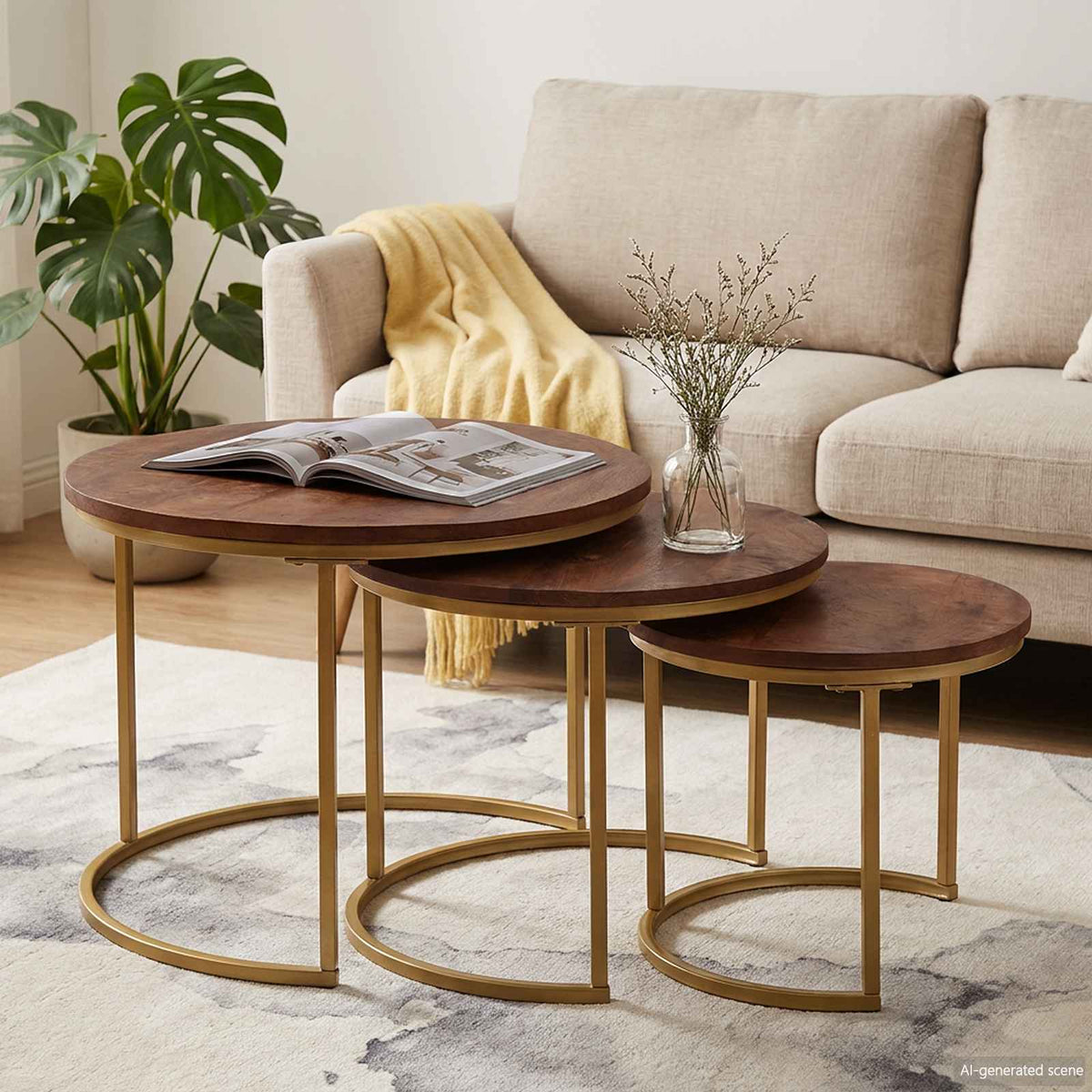 vidaXL Nesting Tables