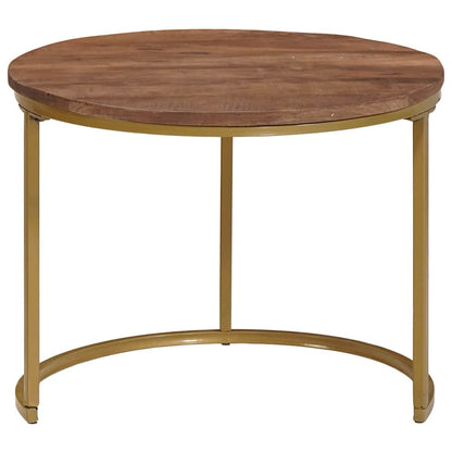 vidaXL Nesting Coffee Tables 2 pcs Dark Brown 50 x 50 x 40 cm 5