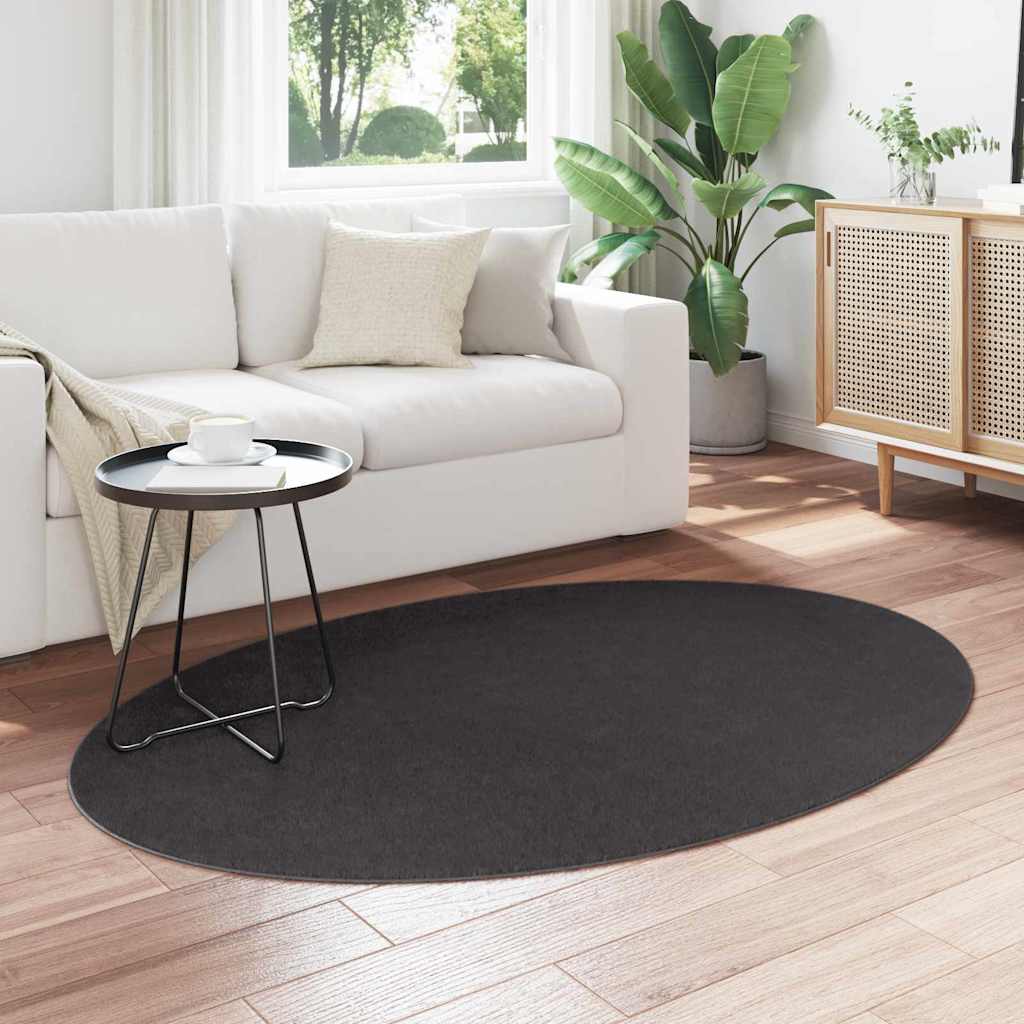 vidaXL Carpet HUARTE Anthracite 120 x 170 cm 100% Polyester 3