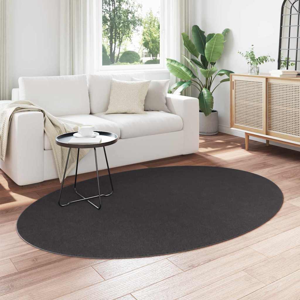 vidaXL Carpet HUARTE Anthracite 140 x 200 cm 100% Polyester 3