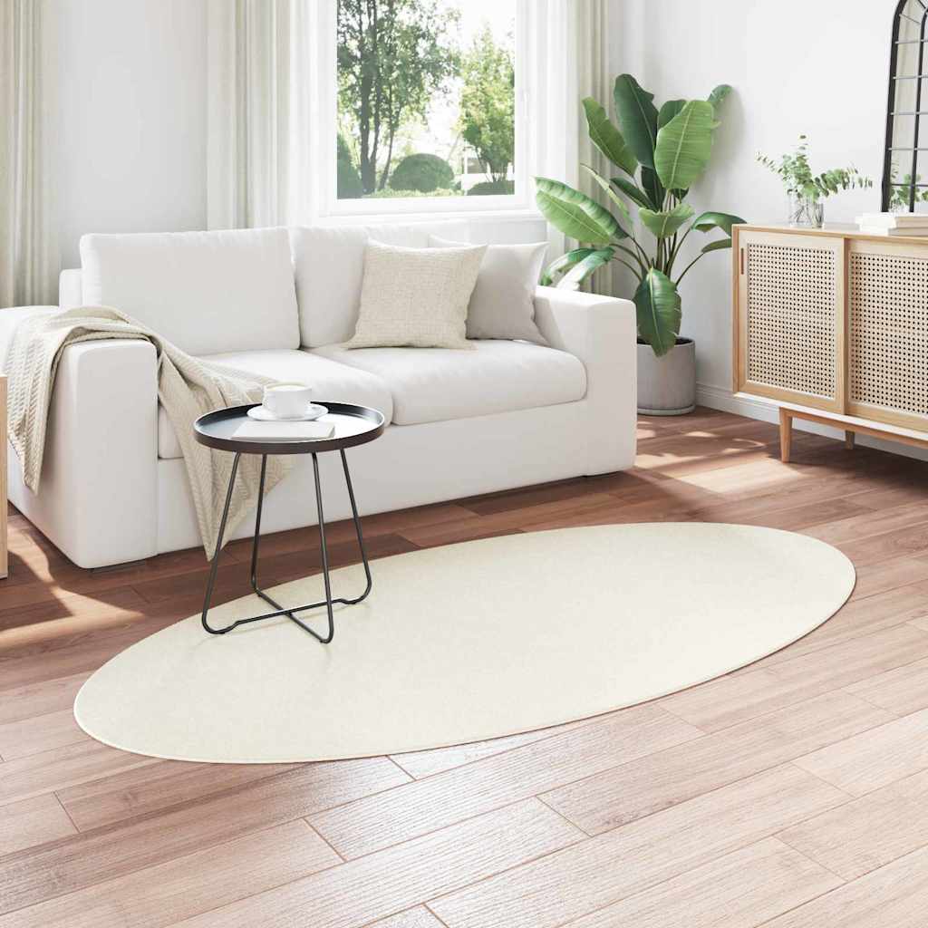 vidaXL Carpet HUARTE Cream 100 x 200 cm 100% Polyester 3