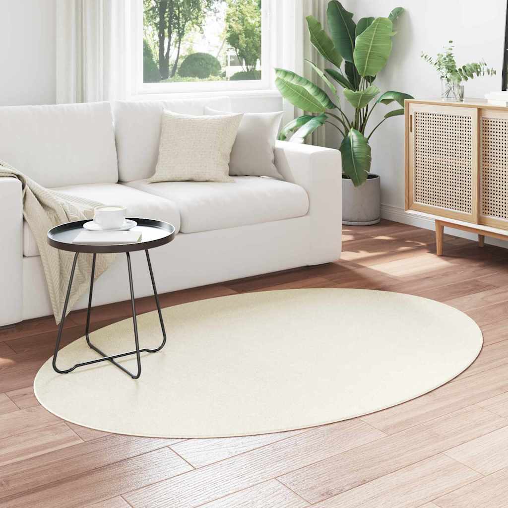 vidaXL Carpet HUARTE Cream 120 x 170 cm 100% Polyester 3