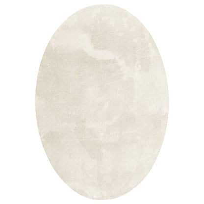 vidaXL Carpet HUARTE Cream 120 x 170 cm 100% Polyester 2