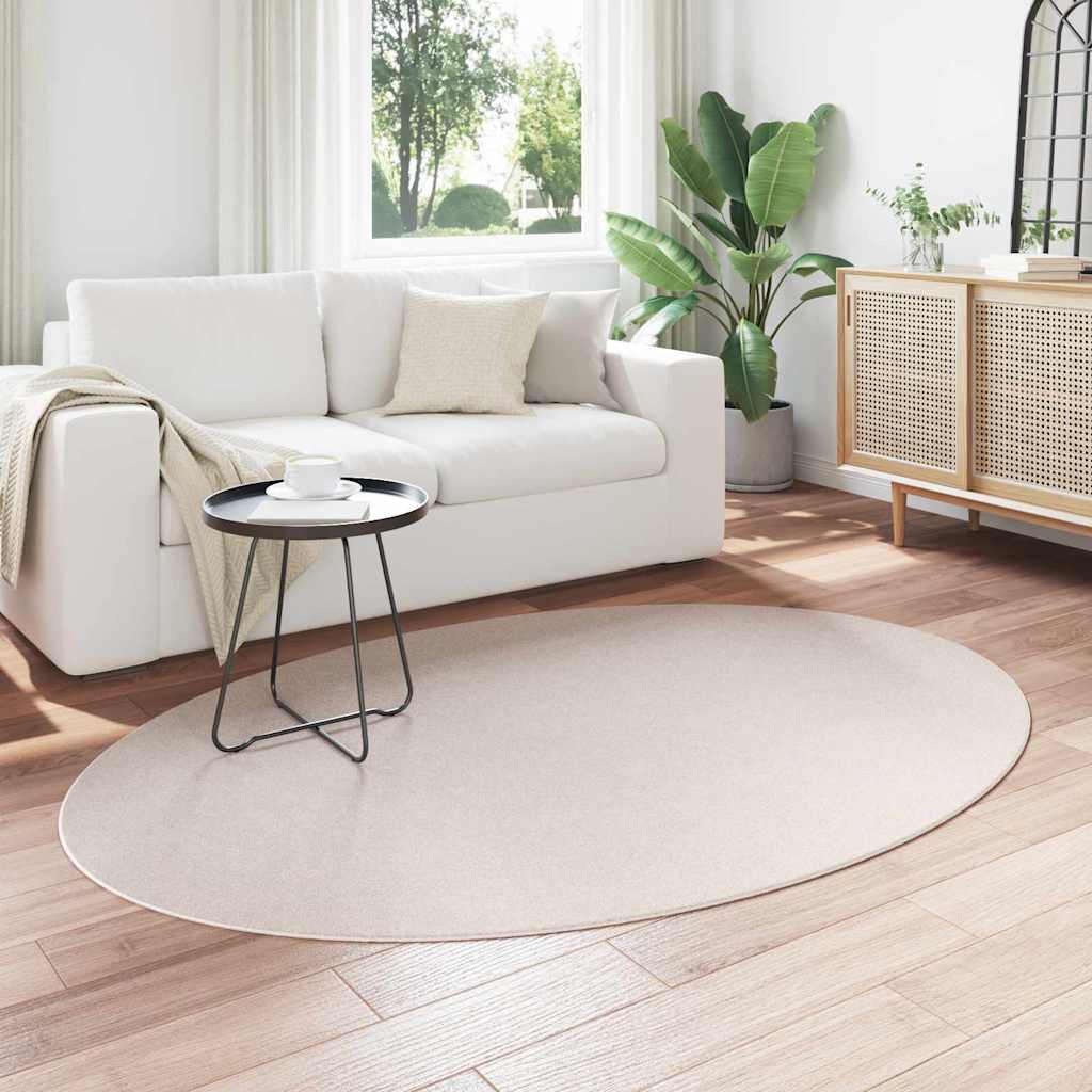 Carpet HUARTE 120 x 170 cm 100% Polyester Length 170 cm Sand