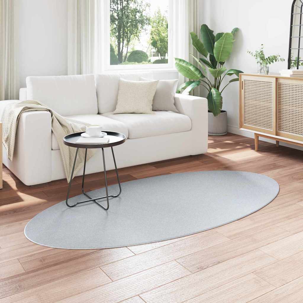vidaXL Carpet HUARTE Grey 100 x 200 cm 100% Polyester 3
