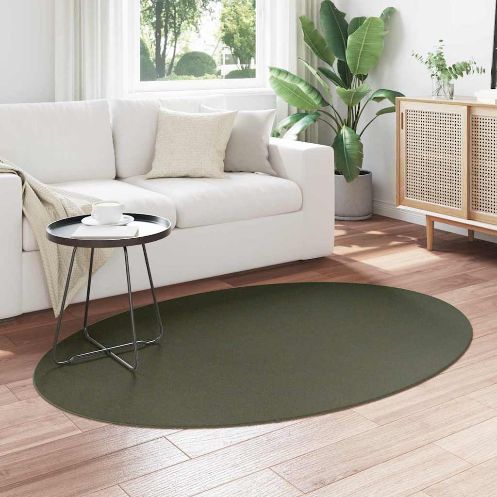 vidaXL Carpet HUARTE Forest Green 120 x 170 cm 100% Polyester 3