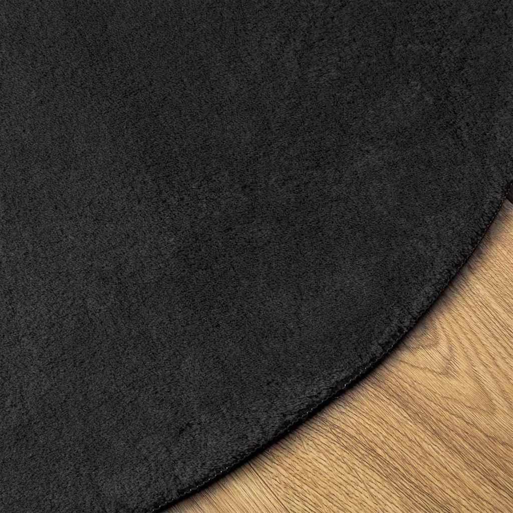 vidaXL Carpet HUARTE Black 120 x 170 cm 100% Polyester 4